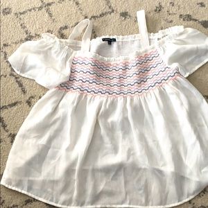 Off the shoulder girls top
